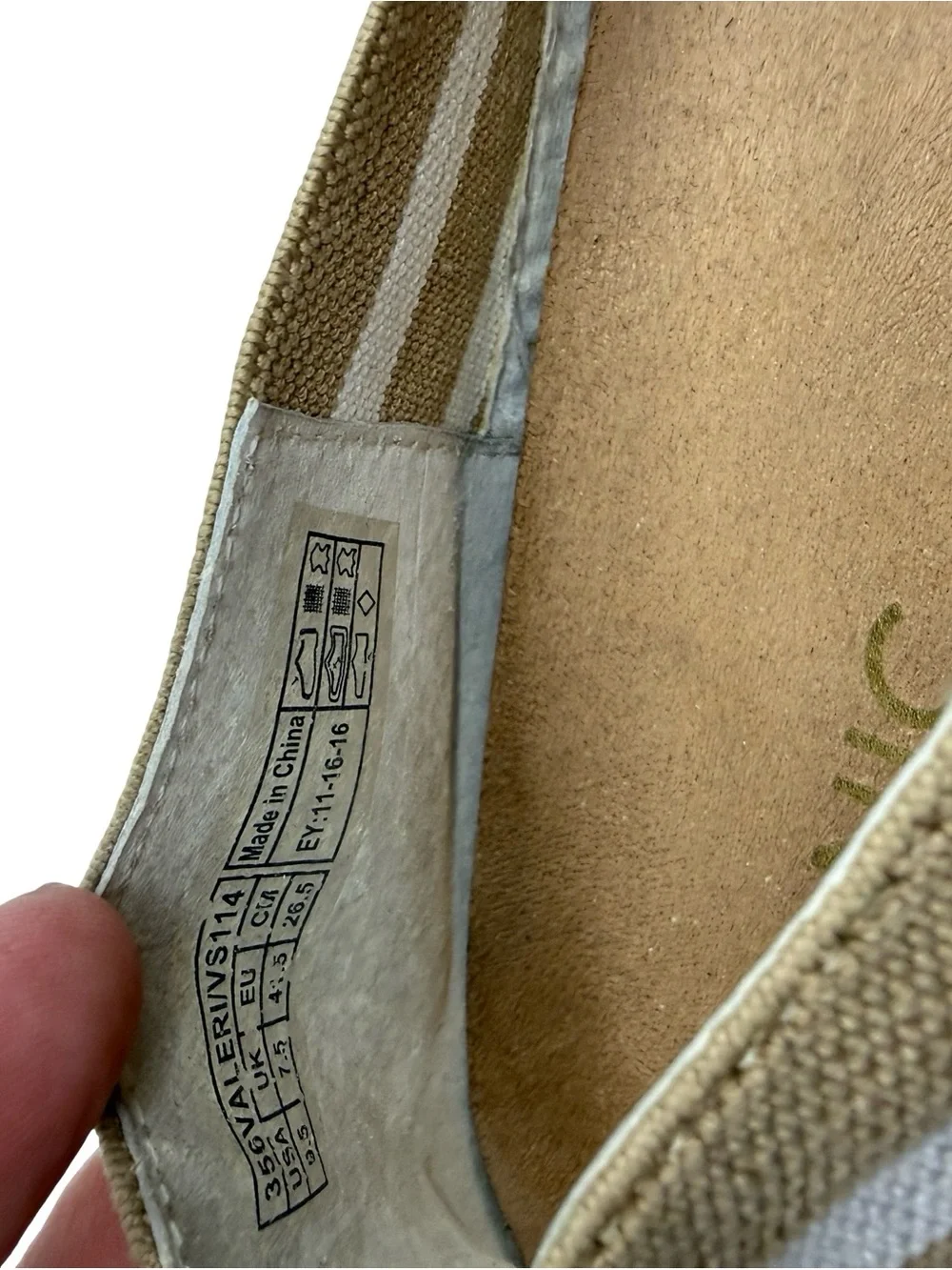 Vionic Valerie Espadrille Flats Beach Vacation Size 9.5